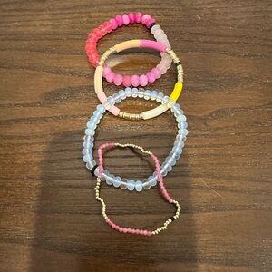 Allie + Bess Colorful Beaded Bracelets Set